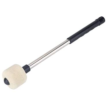 Imagem de Baqueta de Malho de Durável de Akozon, Bastão de Percussão de Aço Inoxidável Com Cabeça de Feltro de lã, Ideal para Acessório de Bateria de Banda de Marcha