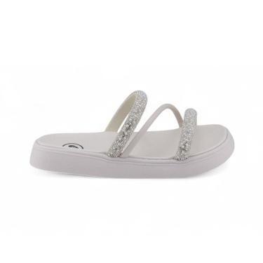 Imagem de Chinelo Papete Infantil Molekinha Menina 2358.103 Strass