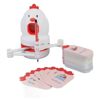 Imagem de Desenho de robô para Crianças Com 130 Cartões, Máquina de Desenho Educacional, Montessori Pintura Aprendendo Brinquedos para Meninos Festa de Aniversário de Meninas