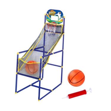 Imagem de Vaveren Arcade Basketball Game Set Basketball Hoop e bolas fáceis de montar em esportes esportivos ao ar livre para crianças presentes de aniversário, com 2 Bolas