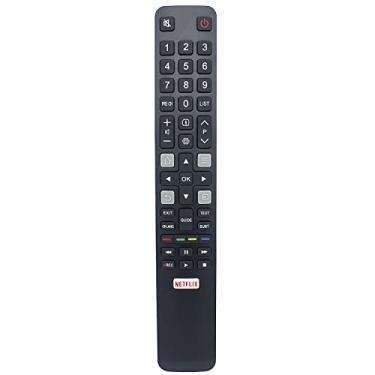 Imagem de Substituição de controle remoto RC802N YAI2 para TCL TV 65P4USM 50E18US 55E18US 55S6000FS 49C2US 55C2US 65C2US 75C2US 75C2US 32S6000S 40S6000FS 43S6000FS 49S60 00FS