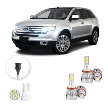 Imagem de Lampadas Led Ford Edge 2008 A 2010 H11 H8 20000lm - V10, Branco