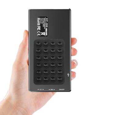 Imagem de JatureClets Luz de telefone de 192 LED com ventosa de silicone 3000 Mah, clipe recarregável, luz de vídeo ajustada, 3 modos de luz, luz de selfie para celular, para selfie, videoconferência, TikTok,