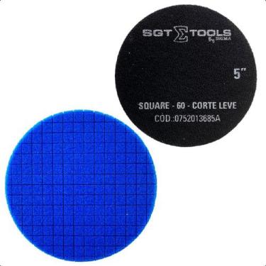 Imagem de Boina Square Para Polimento Automotivo Azul Corte Leve 5" - SIGMA