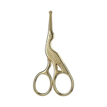 Imagem de Tesoura de Cabelo, Nariz e Sobrancelha - Aço Inoxidável com Ponta Redo