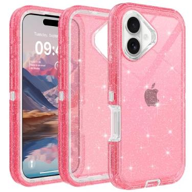 Imagem de TUTUKII Capa transparente para iPhone 16 Plus, transparente, antiamarelamento, à prova de choque, capa de proteção resistente de camada tripla para Apple iPhone 16 Plus de 6,7 polegadas, transparente