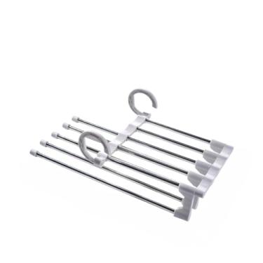 Imagem de Kit 3 Cabide Para Calças Roupas Multiuso Reforçado Adulto Saias Camisetas