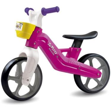 Imagem de Bicicleta Infantil Balance Bike Rosa com Banco Ajustável - Maral