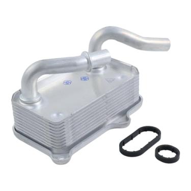 Imagem de Dowfane Refrigerador de óleo do motor 1121880401 1121800311 compatível com Mercedes-Benz C240 C280 C320 CL500 CLK320 CLK430 E320 E430 E55 ML320 ML350 ML430 ML500 S320 S430 S500 SL500 SLK320 1121880301