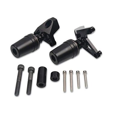 Imagem de Acc-Creativity Motocicleta CNC Alumínio Motor Crash Guard Case Frame Sliders Protector Proteção contra quedas Compatível com Honda CBR650F CBR650R CB650F CB650R 14-20 (Titânio)