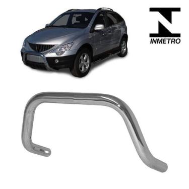 Imagem de Parachoque Quebra Mato Actyon SUV 2008 2009 2010 2011 Cromo - CCF
