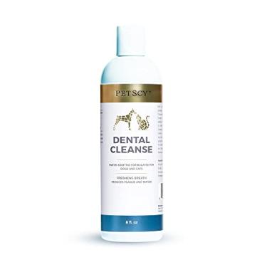 Imagem de Petscy - Limpeza dentária, removedor natural de tártaro para cães e gatos, aditivo de água para cães e gatos para cuidados dentários, adequado para todas as idades, raças e tamanhos, 227 g