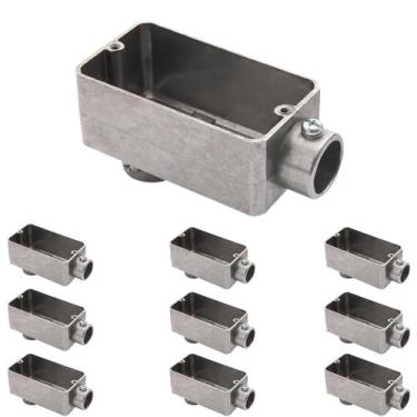 Imagem de 20 Condulete 3/4 Tipo Lb Alumínio S/rosca S/placa Sieg