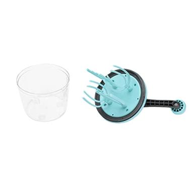 Imagem de Yctze Batedor de Ovos de Mão e Misturador de Mão - Misturador de Cozinha Verde -Verde Claro Com Alça Destacável, Base Não Deslizante para Mistura, Mexendo e Batendo Eficientes