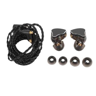 Imagem de Diydeg Fones de Ouvido, Fones de Ouvido, de IEM Cancelando Os de Com Cabos Com Cabo Com Destacáveis, Ruído Cancelando Os de para Músicos (Preto)