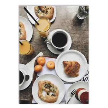 Imagem de Placa Decorativa Café Foto Cozinha Café Da Manha Decoração Poster Quarto Sala