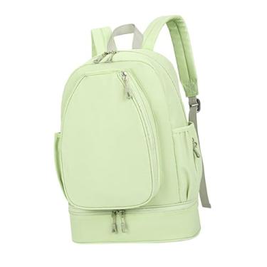 Imagem de simhoa Bolsa de tênis Duffel, mochila para laptop com compartimento para sapatos, bolso lateral para atividades ao ar livre, Verde