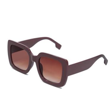 Imagem de Óculos De Sol Feminino Quadrado Luxo Da Moda Blogueira Envio Imediato 