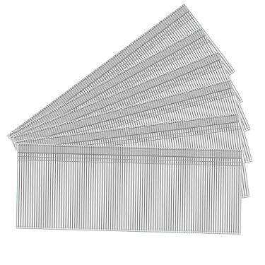 Imagem de Pregos Brad de calibre 18, 2500 unidades de pregos Brad de 5 cm 18 GA, pregos galvanizados para pistola de pregos 18 GA sortidos e pequenos pregos de acabamento para pregos pneumáticos e elétricos (F