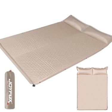 Imagem de JOYFOX Colchão Inflável Automático para Camping Casal/Queen com Travesseiro e Bolsa de Transporte –190x130cm