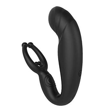 Imagem de S-Hande Vibrador de Próstata com Anel Peniano, Masculino, Silicone, Demon-RCT, 18.5cm x 2.8cm, 7 Modos de Vibração, Resistente à Água, Uso com Lubrificante