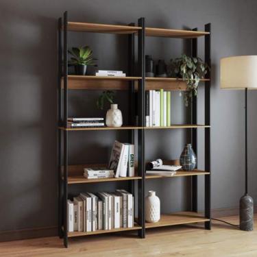 Imagem de Conjunto Estantes para Escritório 10 Prateleiras 2 Peças BRV Móveis, L