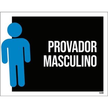 Imagem de Kit 3 Placas Provador Masculino