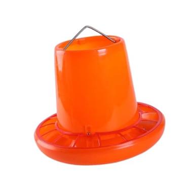 Imagem de Bothyi Alimentador automático para galinhas, balde de alimentação para galinhas, pintinhos de jardim, gramado com alça de transporte, recipiente de, Style C