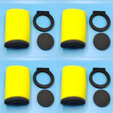 Imagem de 4 filtros de ar para Yamaha Timberwolf 250 YFB250U YFB250FW para Big Bear 350 YFM350FW YFM350U para Kodiak 400 Substituir 1YW-14451-00-00