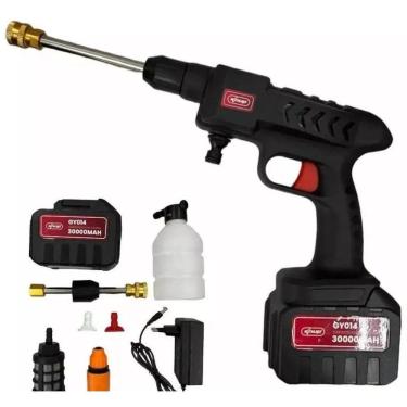 Imagem de Lavadora Alta Pressão 21v 30.000ah Recarregável 3 Bicos