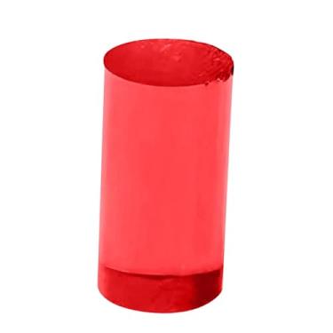 Imagem de simhoa Ponteira de taco de sinuca para substituição de ponta de bilhar, fácil instalação e acessórios para bilhar, Vermelho