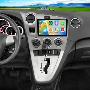 Imagem de Vorally 4 + 64 G 9 polegadas para 2009-2014 Toy-o-ta Matrix Car Stereo 2009-2014, unidade de cabeça Bluetooth sem fio CarPlay Android com carplay sem fio/Android Auto, GPS, Bluetooth, câmera de backup