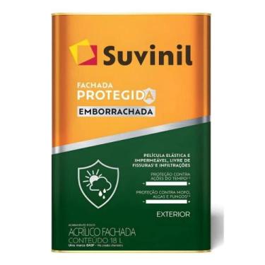 Imagem de Fachada Protegida Suvinil Emborrachada 18L, Branco