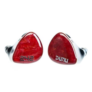 Imagem de HiFiGo DUNU DN 242 IEMs, 2DD + 4 BA + 2 monitores de ouvido planares, fones de ouvido intra-auriculares HiFi com cabo banhado a prata OCC destacável e plugues de 4,4 mm e 3,5 mm para músicos