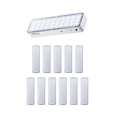 Imagem de Kit 12 Luminária De Emergência 30 LEDS LEA31 Intelbras