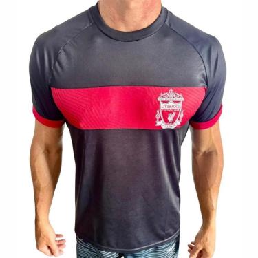 Imagem de Camiseta Liverpool Bee Preto Vermelho Oficial Licenciada SPR-Unissex