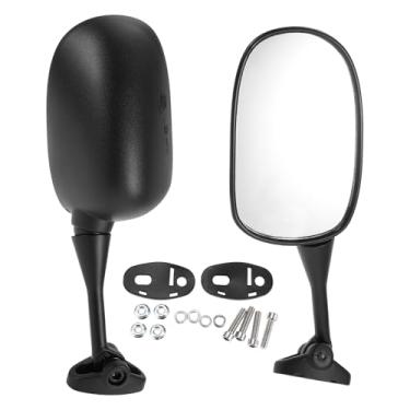Imagem de INFINAUTO Espelhos retrovisores de motocicleta para Honda CBR600RR 2003-2012 Alumínio Plástico Preto Ajustável