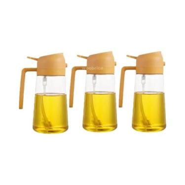 Imagem de Dispensador De Óleo De Cozinha 2 Em 1 Para Air Fryer, Saladas, Grelhad