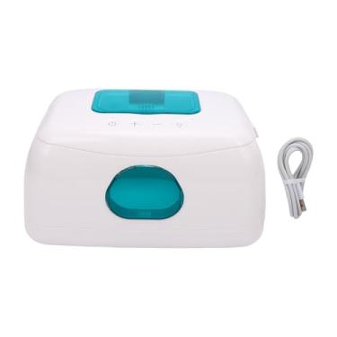 Imagem de TOPINCN Aquecedor de Lenços Umedecidos para Bebês, Dispensador de Lenços Umedecidos, Luz Noturna, Grande Capacidade para 120 Lenços, Design de Encaixe na Janela Visível,