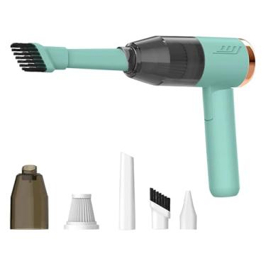 Imagem de Limpador portátil sucção potente sem fio com alta potência tecnologia de turboventilador 2 em 1 multifuncional para limpeza carro e casa cabelo animal