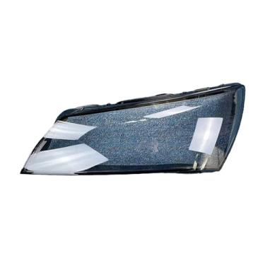 Imagem de Farol escudo luz capa farol escudo lente transparente abajur farol de vidro Compatível com geely emgrand ec7 2014 2015 2016 2017(Left)
