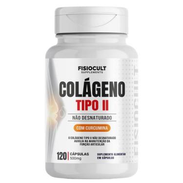 Imagem de Colágeno Tipo II Não Desnaturado 500mg Vitamina K2 D3 e Silício 120 Cá