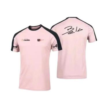 Imagem de Camiseta De Tênis Masculina De Verão Solta, Cor Sólida, Gola Redonda, 