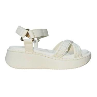 Imagem de Sandália Papete Flatform Feminino Vizzano 6519.102 Branco-Feminino