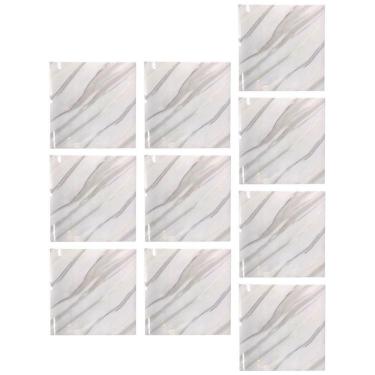 Imagem de Placa Adesiva Marmore 3d Kit 10 Uni Papel De Parede Autocolante Obra Reforma Decoraçao Casa Banheiro Cozinha Varanda