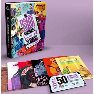 Imagem de Livro - Os 50 maiores shows da história da música (Acompanha 50 pôster