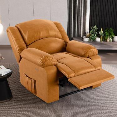 Imagem de Poltrona do Papai Reclinável Sala de Cinema Barcelona Power Touch USB 