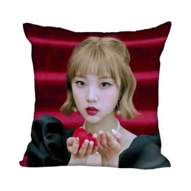 Imagem de Capa De Almofada De Poliéster LOONA KPOP 45x45cm Para Decoração De Qua