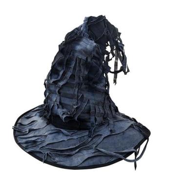Imagem de Chapéu de bruxa, jeans esfarrapado, estilo cowboy envelhecido, Hallowe