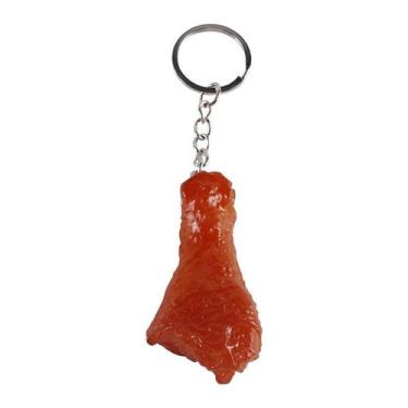 Imagem de Chaveiro Creative Chicken Leg PVC para homens e mulheres - Yiweisai